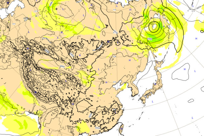 台風7号 ヒーゴスのヨーロッパ Ecmwf の進路予想や現在地 Windyも比較