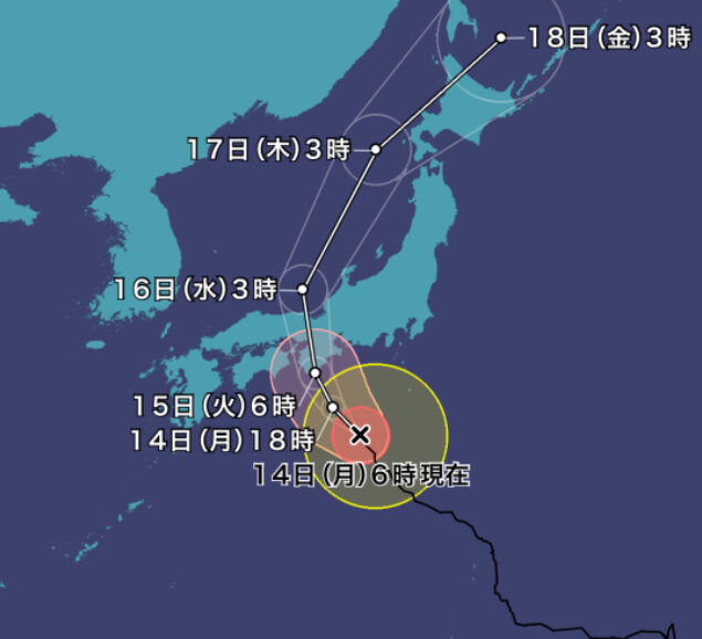 【台風7号・2023】ランの現在地と進路予想｜米軍・ヨーロッパ・気象庁の最新比較まとめ！