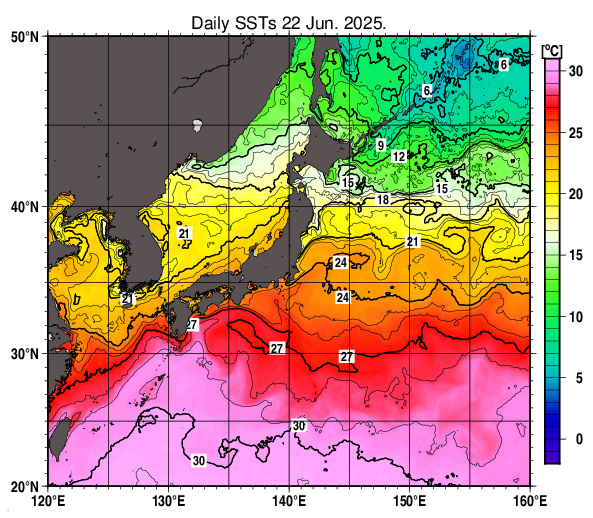 【最新】2025年台風2号セーパットの現在地・気象庁