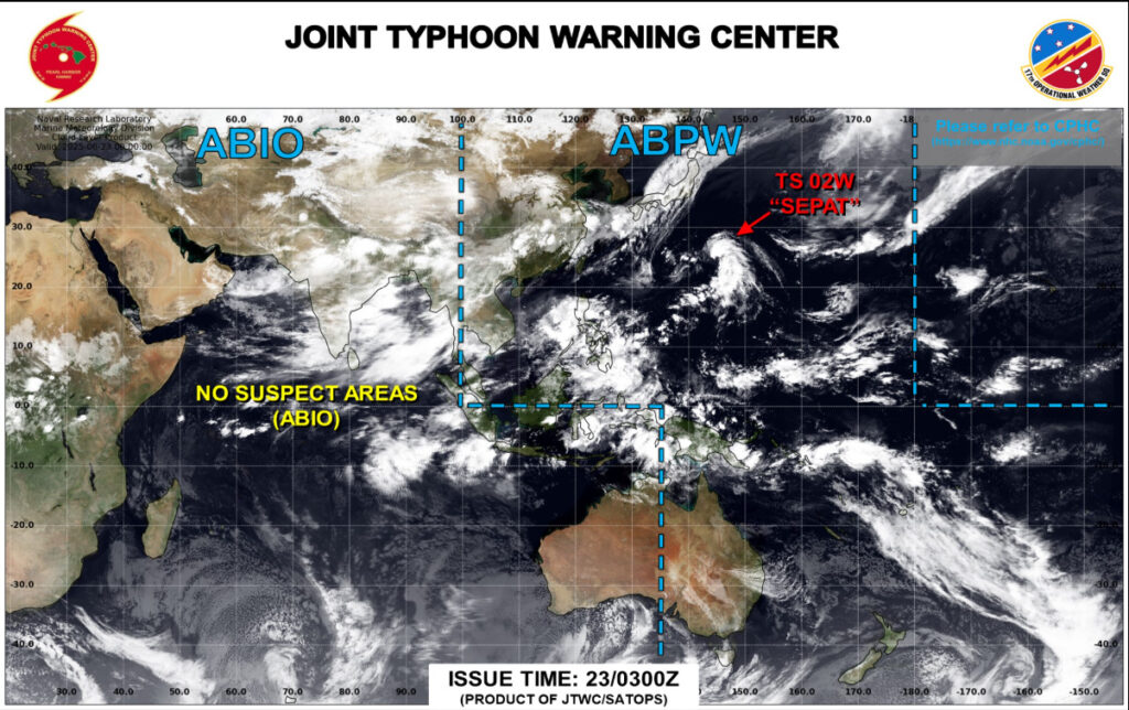 【最新】2025年台風2号セーパットの現在地・気象庁