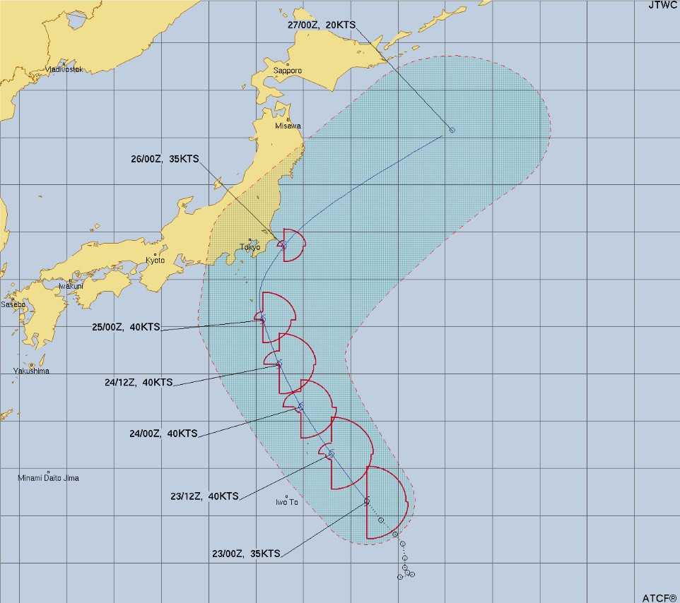 【最新】2025年台風2号セーパットの現在地・気象庁