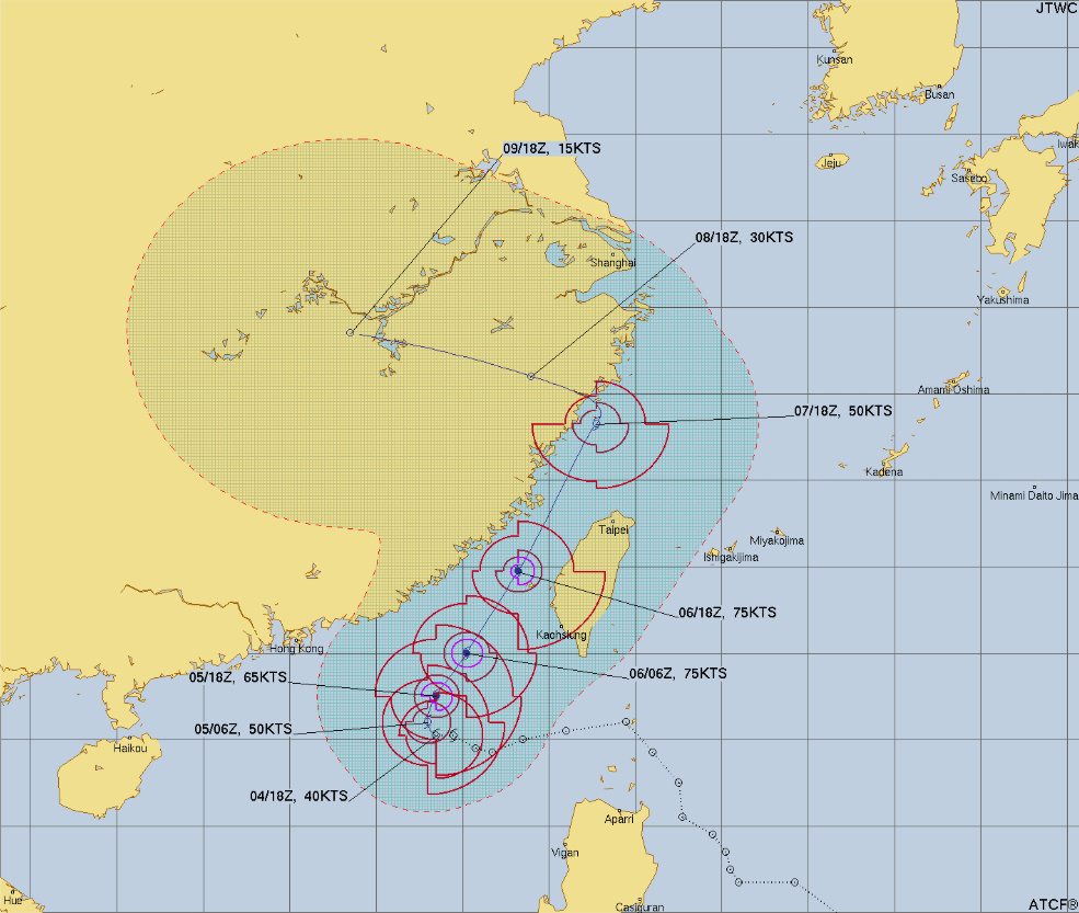 【台風4号・2025】ダナスの現在地と進路予想｜米軍・ヨーロッパ・気象庁の最新比較まとめ！
