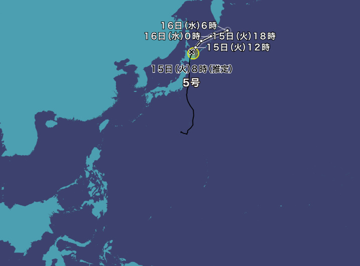 【台風5号・2025】ナーリーの現在地と進路予想｜米軍・ヨーロッパ・気象庁の最新比較まとめ！