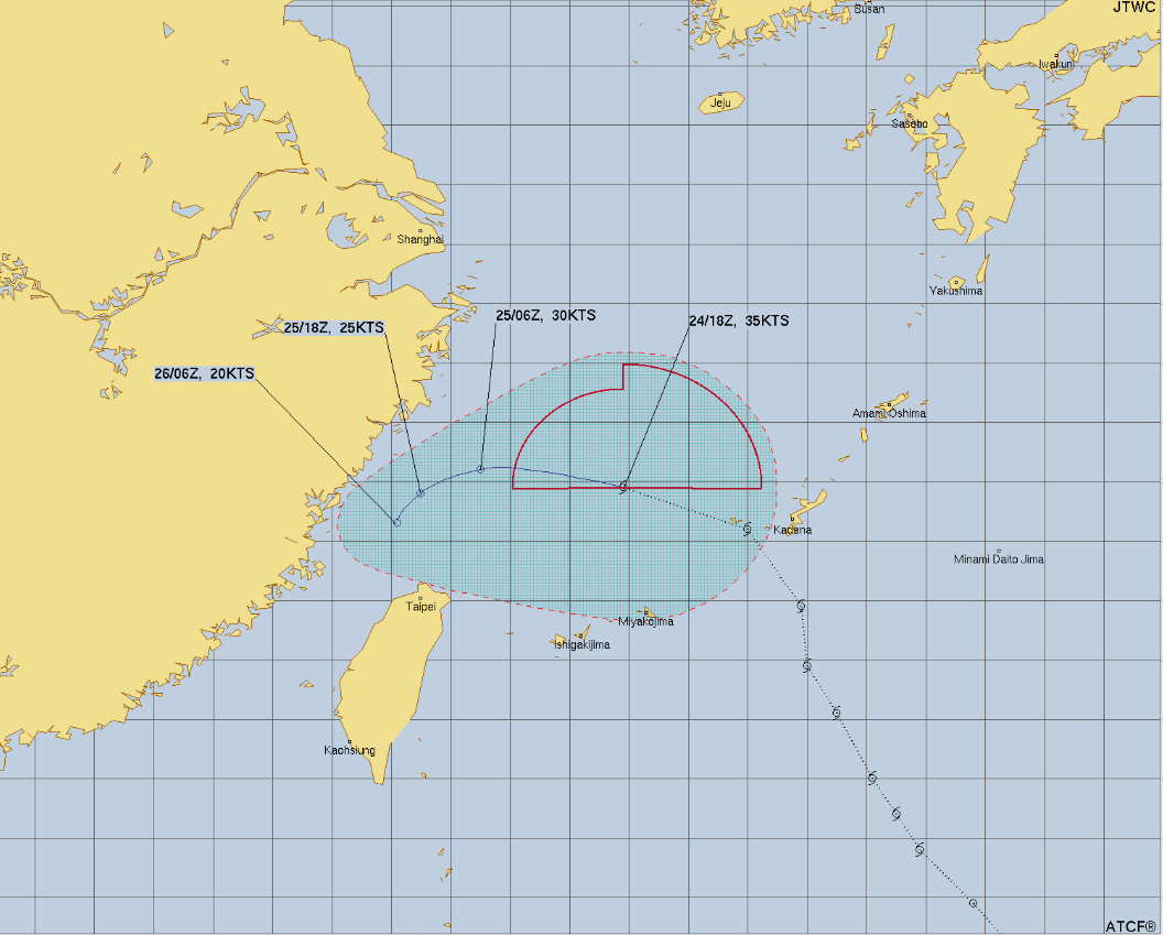【最新】2025年台風7号フランシスコの現在地 米軍（JTWC）・ヨーロッパ（ECMWF）気象庁の最新進路予想を比較！