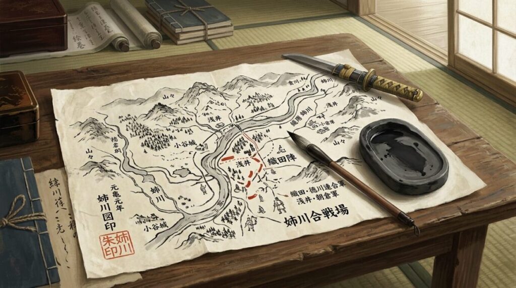 豊臣兄弟！第16回への期待を象徴する夜明け前の山並みのイメージ。比叡山を思わせる稜線と曙の空