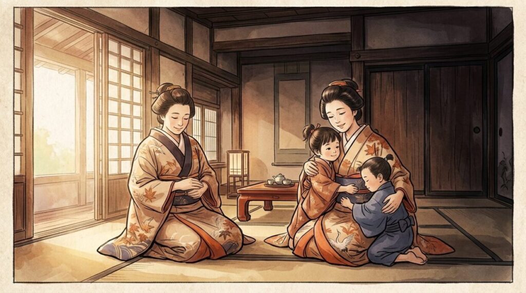 小谷城・家族団欒シーンイメージ